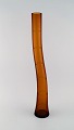Salviati, Murano. Stor vase i mundblæst kunstglas. Dateret 2005.Måler: 59 x 10 cm.I flot ...