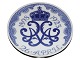 Royal Copenhagen Mindeplatte fra 1923, Kong Christian og Dronning Alexandrines sølvbryllup ...