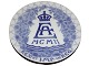 Royal 
Copenhagen 
Mindeplatte fra 
1902, Engelsk 
Kroningsplatte 
- Kong Edward 
VII og Dronning 
...
