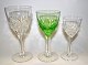 Crystal glass 
service, 20th 
century.