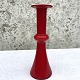 Holmegaard, Carnaby vase, Rød, 21cm høj, 7cm i diameter, Design Christer Holmgren *Pæn stand*