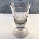 Tungt Toddy glas (360 g) formodentlig fransk eller tysk 13,7cm høj, 7cm i diameter *Pæn stand*