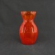 Højde 14,5 cm.Orange hyacintglas fra Kastrup Glasværk.Hyacintglasset er fremstillet hos ...