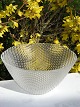 Glass bowl. 
Height 9,5cms. 
Diameter 
19,5cms. Fine 
condition.