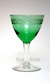 Ejby glas, 
Holmegaard 
glasværk 
1937-1990, 
designer Jacob 
Bang.
Hvidvin (grøn 
kumme). Højde 
12 ...