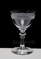Holmegaard 
Glasværk, 
Brattingsborg 
krystalglas, 
slebet bort på 
kummen og knop 
på stilken. ...