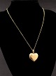 14 karat guld halskæde 50 cm. og hjerte 2,2 x 2,3 cm. emne nr. 484751