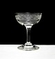 Ejby glas, 
Holmegaard 
glasværk 
1937-1990, 
designer Jacob 
Bang. 
Likørskål. 
Højde 9 cm. 
Pris: 20 ...