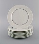 Tapio Wirkkala 
for Rosenthal. 
Otte sjældne 
Modulation 
frokosttallerkener 
i porcelæn med 
riflet ...