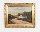 Oil painting, gold frame, 1940
Great condition
