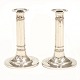 Pair of silver candles sticks by Ole Peter Jepsen Kabbel, 1813-33, Randers, 
Denmark. H: 20,5cm. W: 559gr