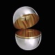 Georg Jensen. 
Bonbonniere i 
sterlingsølv 
med forgyldt 
inderside. 
Super Ellipse 
Æg #1147A - 
Piet ...
