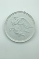 Bertel 
Thorvaldsen 
bisquit platte 
Royal 
Copenhagen 
"Natten" No. 
123. Efter 
relief 
modelleret i 
...