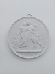 Bing and 
Grondahl 
bisquit plate 
"Youth and 
spring" 19th. 
...