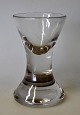 Freimaurerglas, 
Dänemark des 
20. 
Jahrhunderts. 
H.: 12 cm.