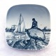 Bing & 
Grondahl, 
ashtray, 
Langelinie # 
9705/708, 8cm / 
8cm * Perfect 
condition *