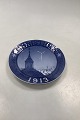 Royal 
Copenhagen 
Juleplatte fra 
1913 med 
Engelsk Tekst 
"Christmas"