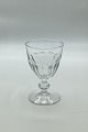 "Marselisborg" 
wine glass from 
Holmegaard 
Glasværk. 
Faceted trough 
and ball on the 
stem. In good 
...