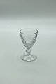 "Marselisborg" 
schnapps from 
Holmegaard 
Glaswork. 
Faceted trough 
and ball on the 
stem. In good 
...
