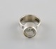 Saac Cohen, 
swedish 
designer. 
Vintage ring in 
sterling silver 
adorned with 
mountain 
crystal. ...