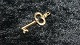 Elegant Vedhæng 
(#Nøgle) 14 
karat Guld
Stemplet 585
Brede 
10,92-2,37 mm 
ca
Højde 17,53 mm 
...