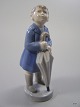 R.C. 4526 Dreng 
med Paraply  1. 
Sort.  H:  16 
cm.