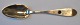 Silver spoon 
with red glass 
and 
decorations, 
Schleswig 
Holstein, 1841. 
Stamped: T. 
Verso ...