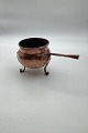 Smaller danish 
copper pot from 
c. 1850