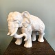 Large white 
elephant from 
L.Hjort 
,Bornholm,Denmark.

Signed "GK" 
for Gertrud ...