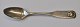 Baroque tea 
spoon, mussel, 
18th century 
Denmark. 
Unidentifiable 
master mark. 
With engraving 
.: ...