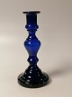 19th century 
candlestick in 
cobalt blue 
glass