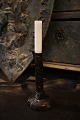 French 1800 
century 
candlestick in 
twisted wrought 
iron ...