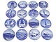 Aluminia & 
Royal 
Copenhagen 
miniature 
platter.
Modelnummer 
2010.
1. sortering.
Diameter ...