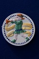 Childrens Help Day's plate 1912 in relief by 
Danish Aluminia