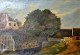 Danish artist 
(19th century): 
Exterior of a 
large farm / 
...