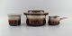 Bing & Grøndahl 
Mexico dinner 
service. Lidded 
bowl, jug and 
bowl in glazed 
stoneware. 
Danish ...