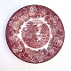 Engelsk 
fajance, Enoch 
Woods, English 
scenery, Rød 
Paris, 
Frokosttallerken, 
19,5cm i 
diameter ...