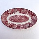 Engelsk 
fajance, Enoch 
Woods, English 
scenery, Rød 
Paris, Lille 
serveringsfad, 
21cm bred, 
12,5cm ...