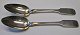 A pair of 
antique German 
silver spoons, 
19th century. 
Stamped .: 
Aschoff. Both 
with the ...