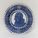 Royal 
Copenhagen. 
Mindeplatte 
#114. Platte 
for biskop 
Thomas Skat 
Rørdam. 
Diameter 20 cm. 
...