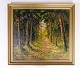 Oil painting, canvas, forest motif, 1930
Great condition
