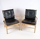 Et Par colonial chair, model OW149, designet af Ole Wanscher fremstillet i egetræ af Carl Hansen ...