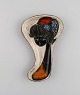 Fidia, Italien. 
Fad i 
læderbeklædt 
keramik med 
håndmalet 
kvindeportæt. 
1960'erne.
Måler: 18 x 
...
