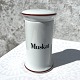 Bing & 
Grondahl, The 
Pharmacy 
Series, Muskat 
# 497, 10cm 
high, 6cm in 
diameter, 
Design Bo ...