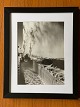 Originalt sort-hvidt vintage foto fra Grønland i 1955 af en såkaldt Peter Snow Miller maskine, ...