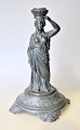 Lysestage i 
metal, ca. 
1880. Tyskland.