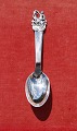 Jack the Dullard child's spoon of Danish solid 
silver