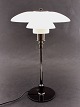 PH 3/2 bord lampe sort metalliseret design Poul Henningsen mund blæst opaline glas lampen er som ...