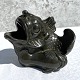 Just Andersen, 
Diskometal, 
Fisk med unge, 
13,5cm bred, 
11cm høj, Nr. 
1518 *Pæn stand 
med lettere ...