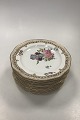 Set på 8 Royal 
Copenhagen 
Flora Danica 
Plates with 
flowers No 
213/3584. 
Measures 22cm / 
8.66 ...